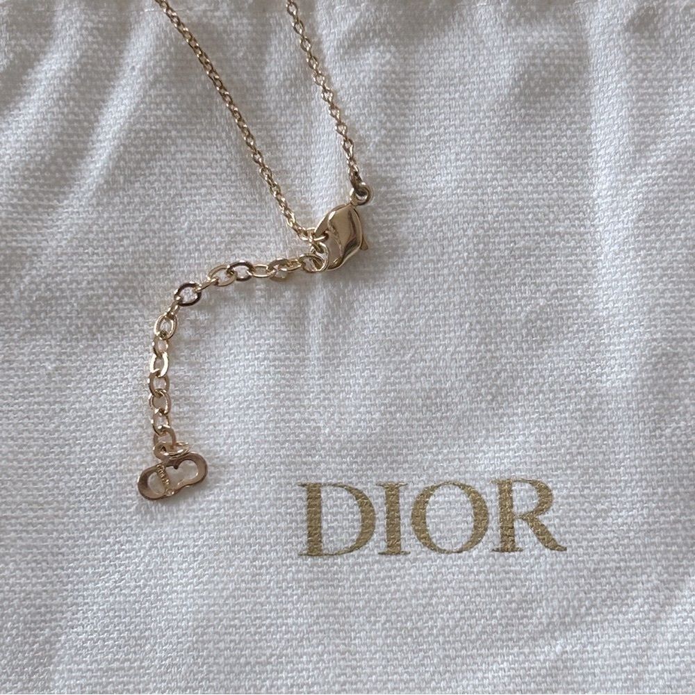 Christian Dior CD Rhinestone Necklace - Picture 4 of 5